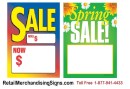Furniture Flooring Sales Tags - 5 x 7 Slotted & Punched